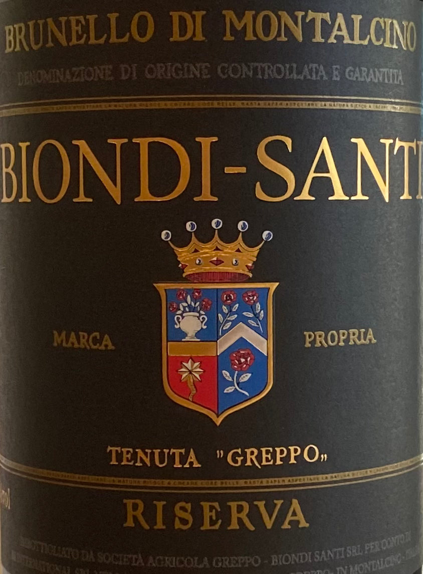 2016 Biondi Santi's Exceptional Brunello di Montalcino Riserva