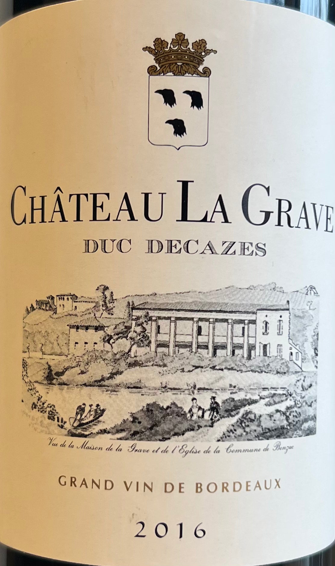Chateau La Grave Duc Decazes Premium Bordeaux Superieur Red Wine