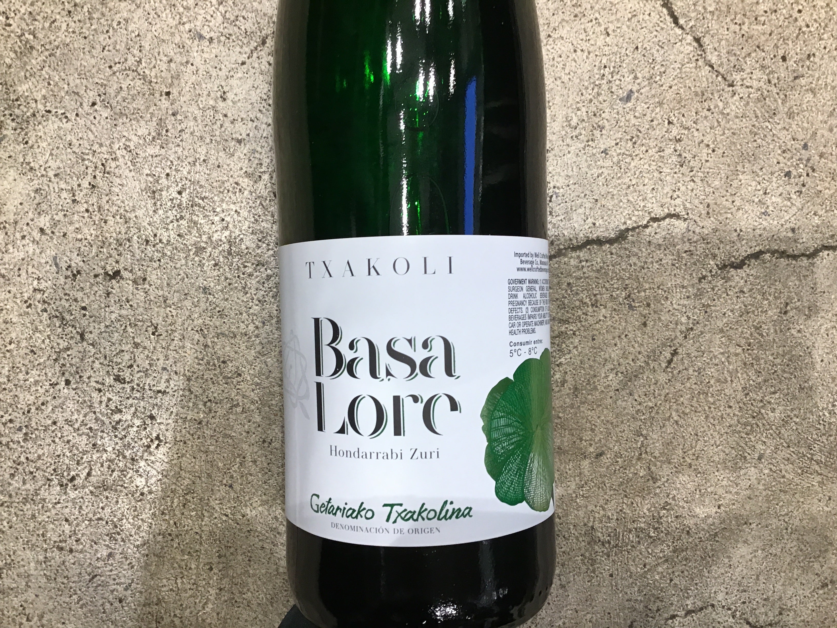 2020 Premium Basa Lore Txakolin Wine