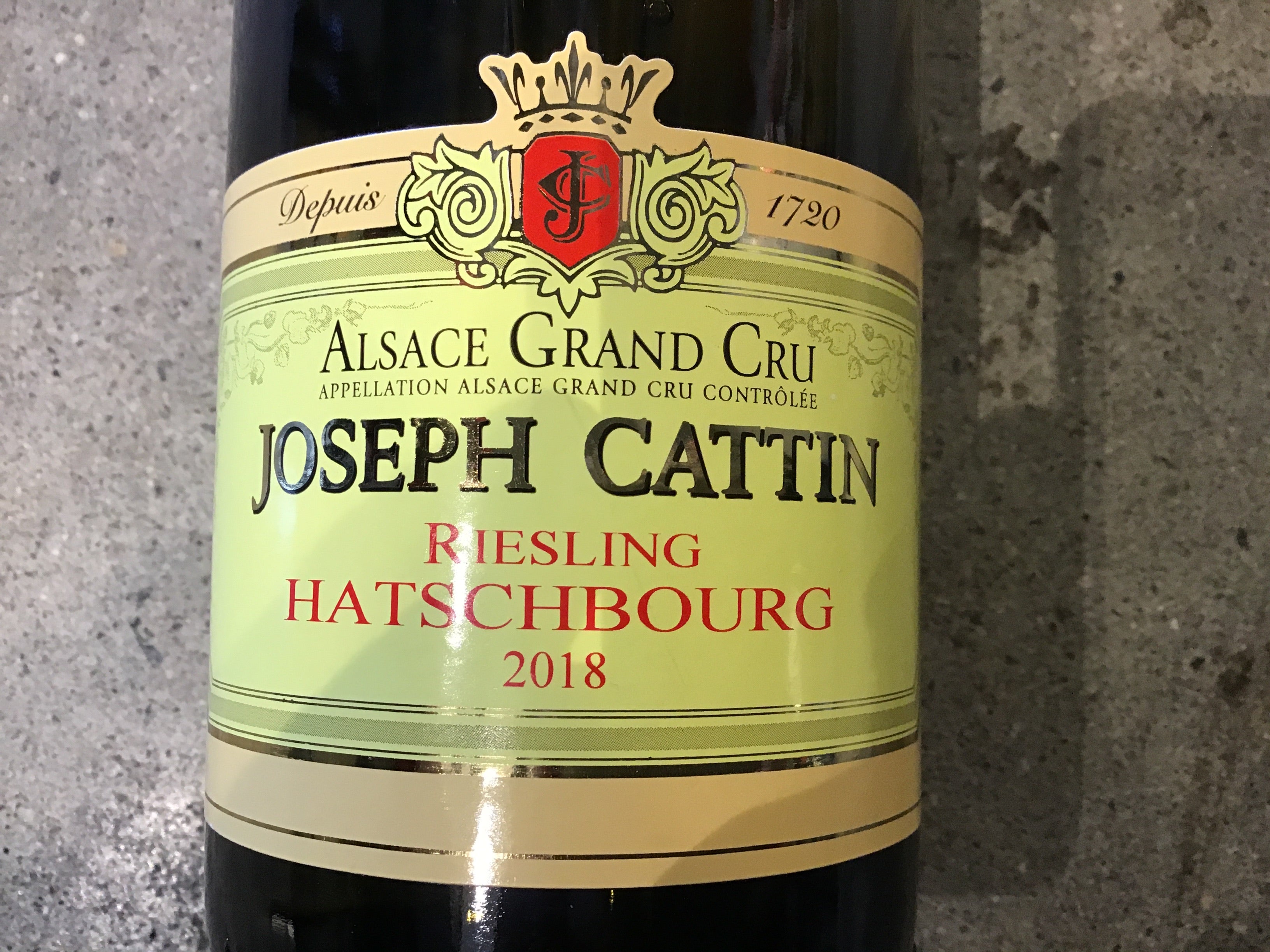 Domaine Joseph Cattin Premium Riesling White Wine from 2018