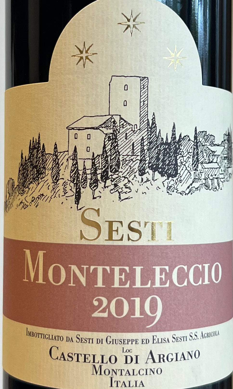 Toscana Red Wine - Sesti 'Monteleccio' from 2019 Vintage