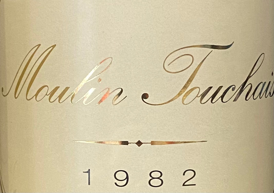1982 Vintage Moulin Touchais White Wine - Coteaux du Layon