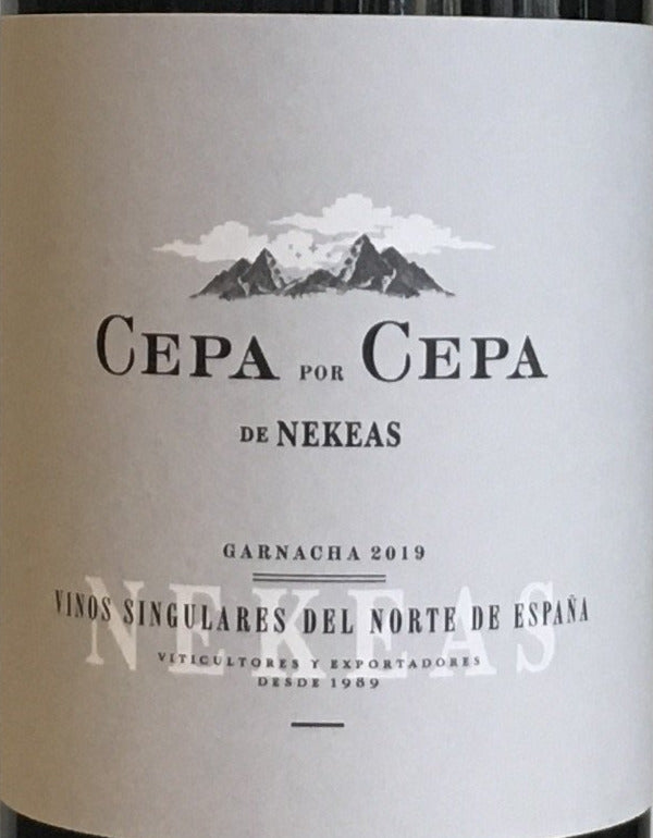 Nekeas 'Vine by Vine' - 2019 Garnacha Wine from Navarra, Spain