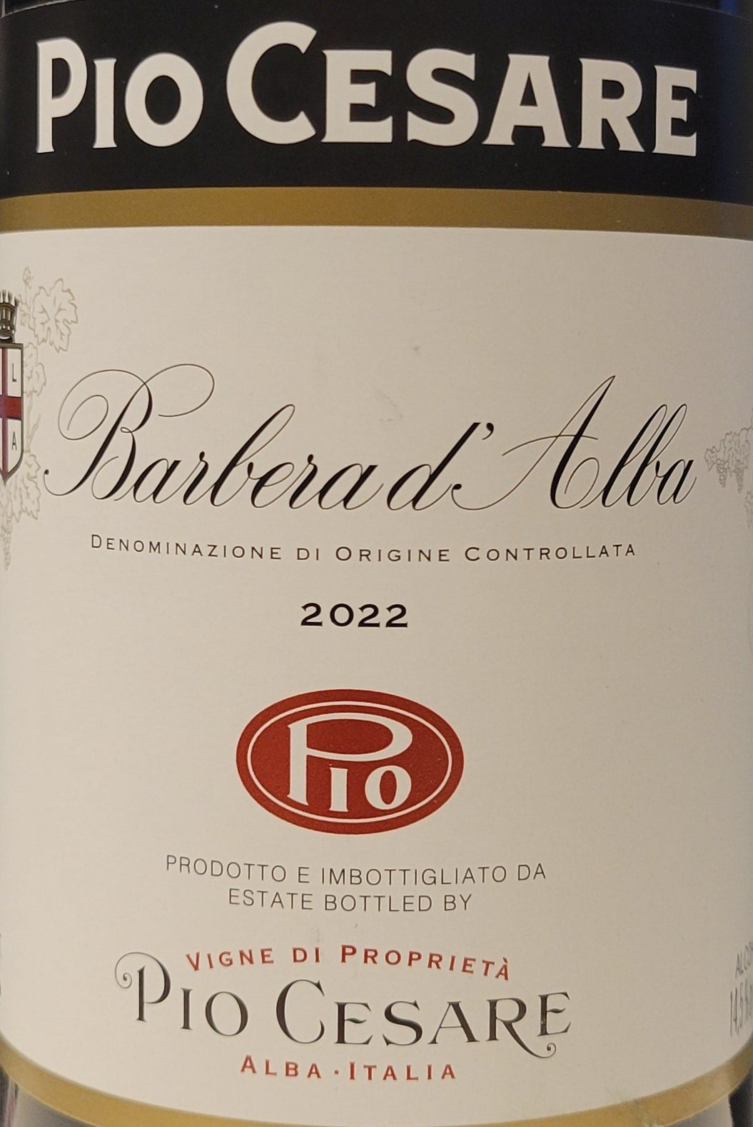 Pio Cesare's Premium Barbera d'Alba 2022