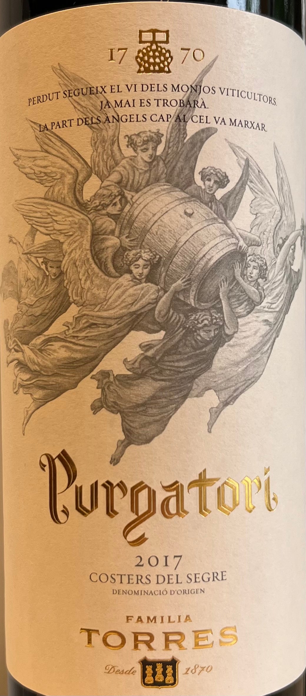 Familia Torres 'Purgatori' Red Wine Blend