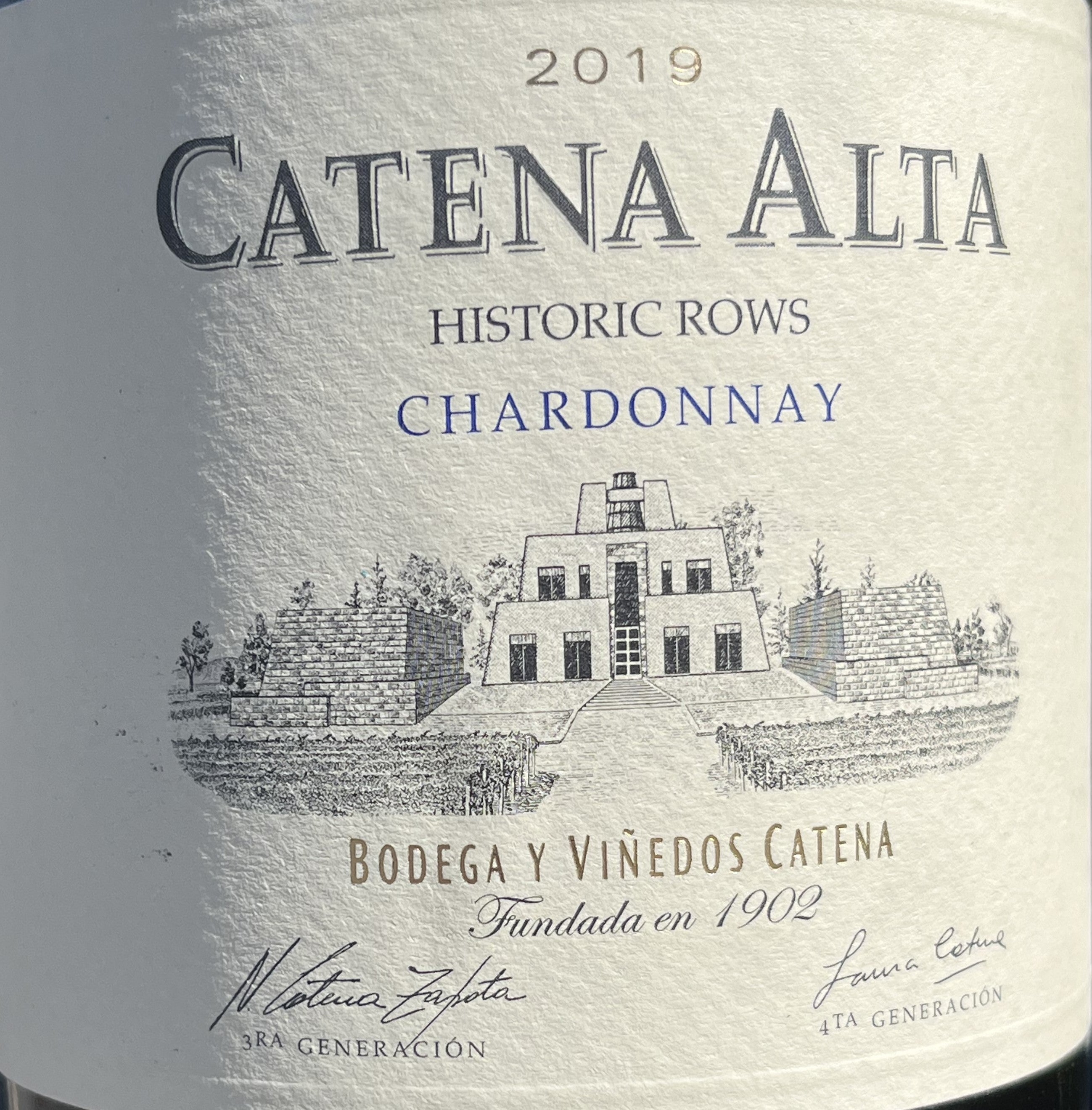 Catena Alta 'Historic Rows' Premium Chardonnay Wine
