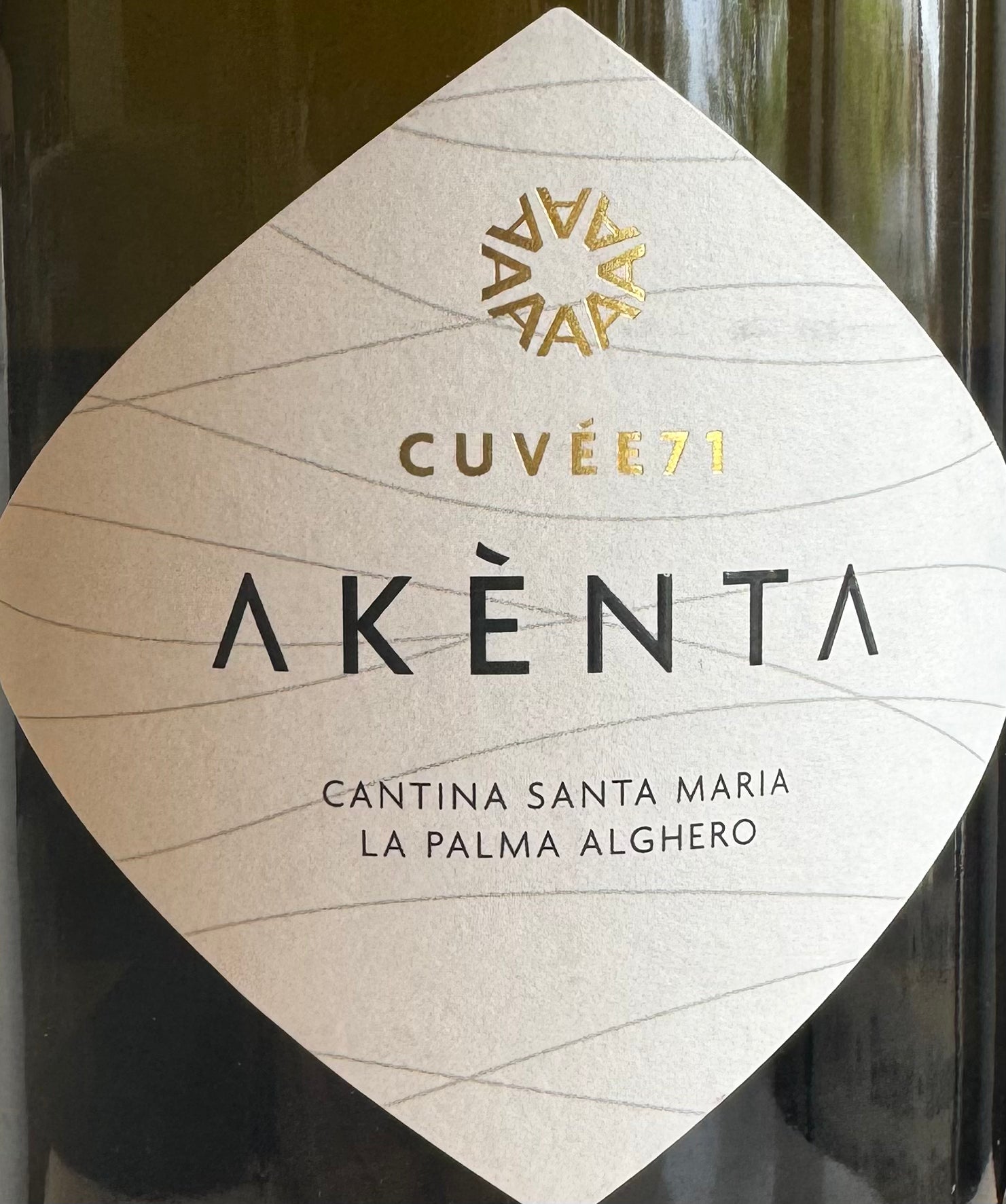 Cantina Santa Maria La Palma 'Akenta Cuvee 71' White Wine - Vermentino di Sardegna, a Delightful Italian Wine