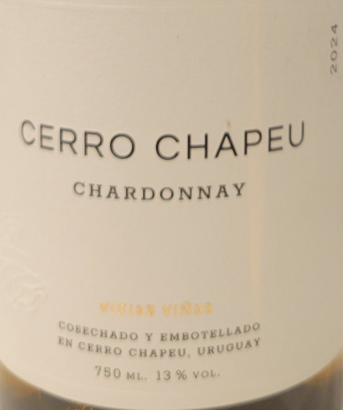 2024 Uruguay Cerro Chapeu 'Reserva' Premium Chardonnay