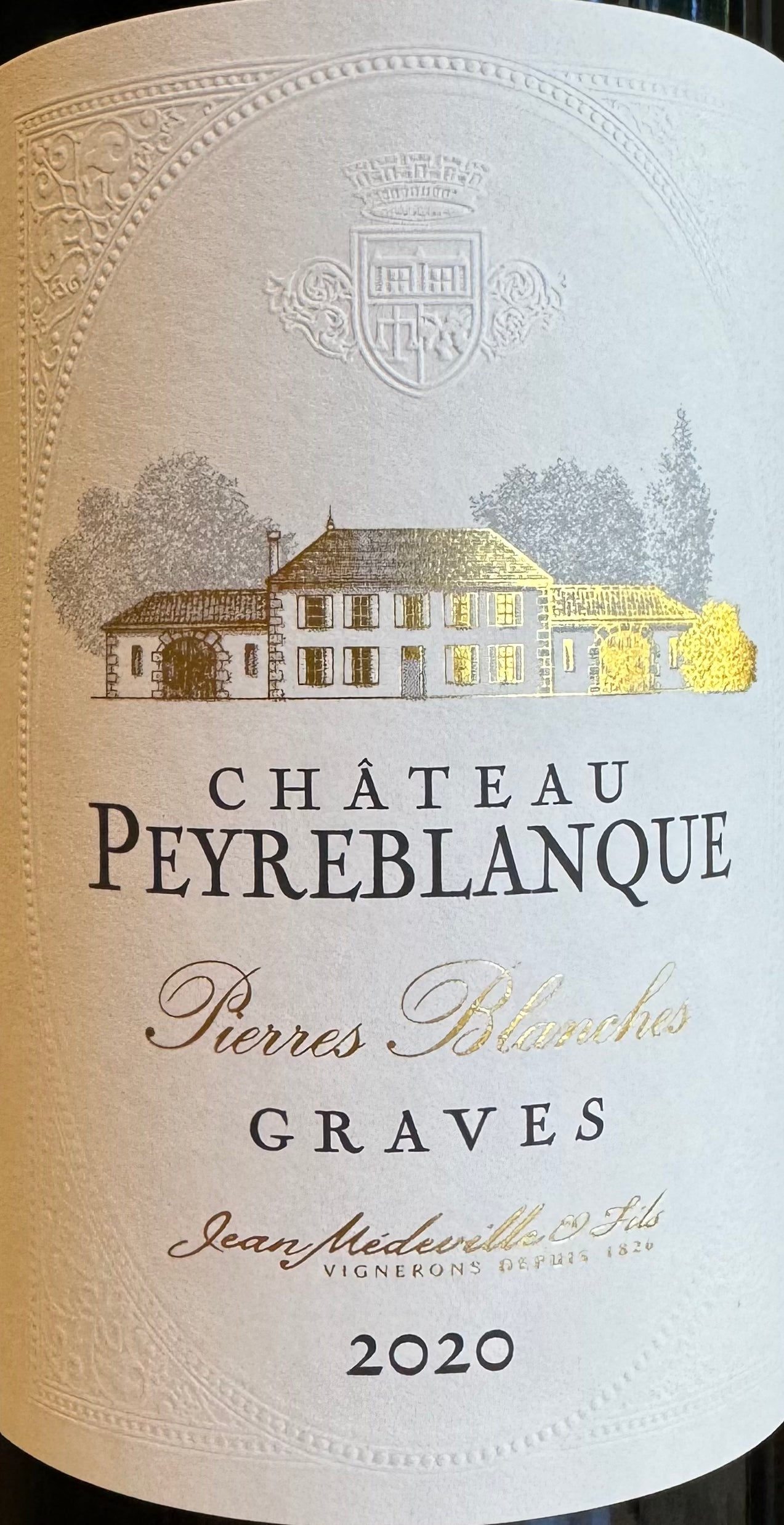 2020 Chateau Peyreblanque Red Wine - A Blend from Graves, Bordeaux