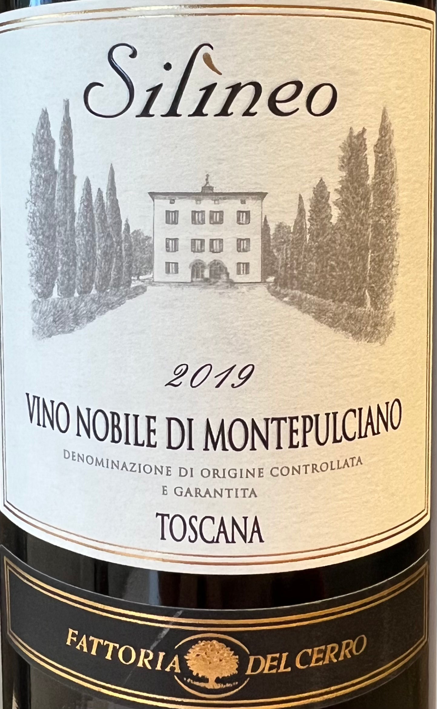 Fattoria del Cerro 'Silineo' Vino Nobile di Montepulciano - 2019 Sangiovese from Tuscany, Italy