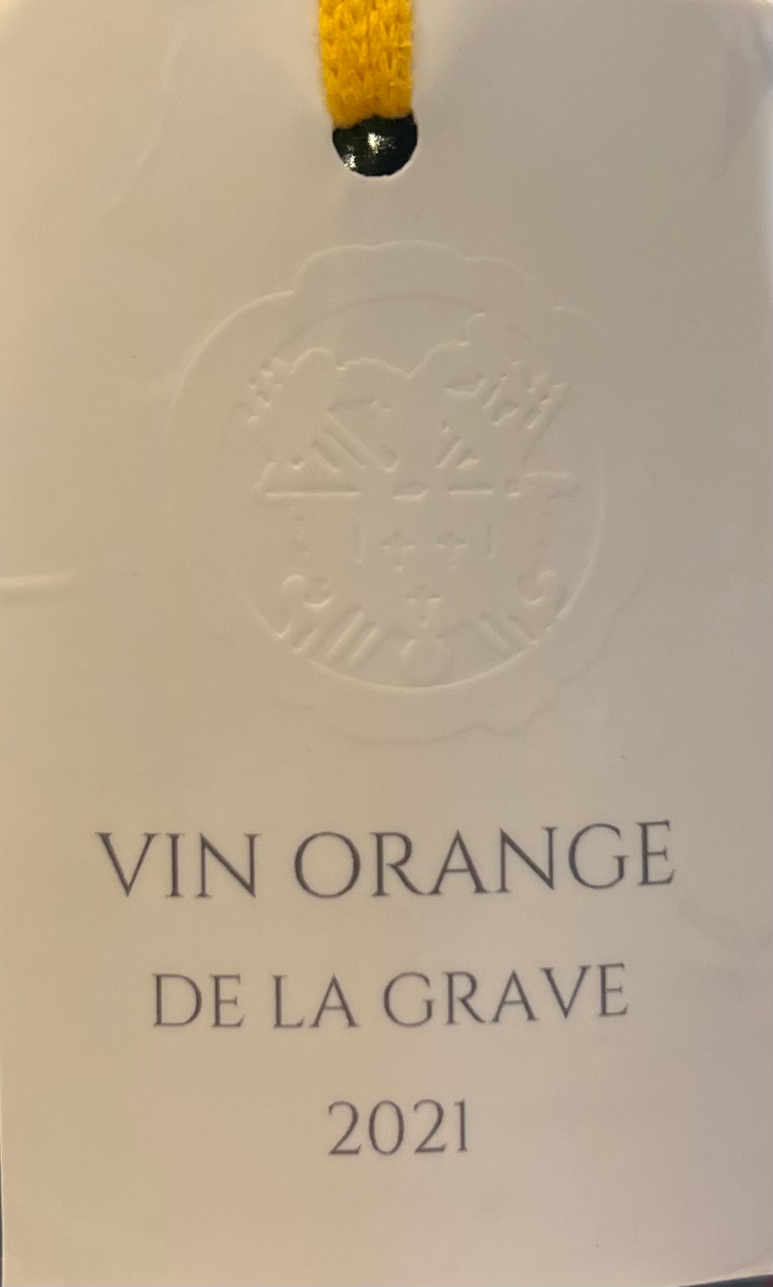 Chateau de la Grave Orange Wine - A Distinctive Vinification