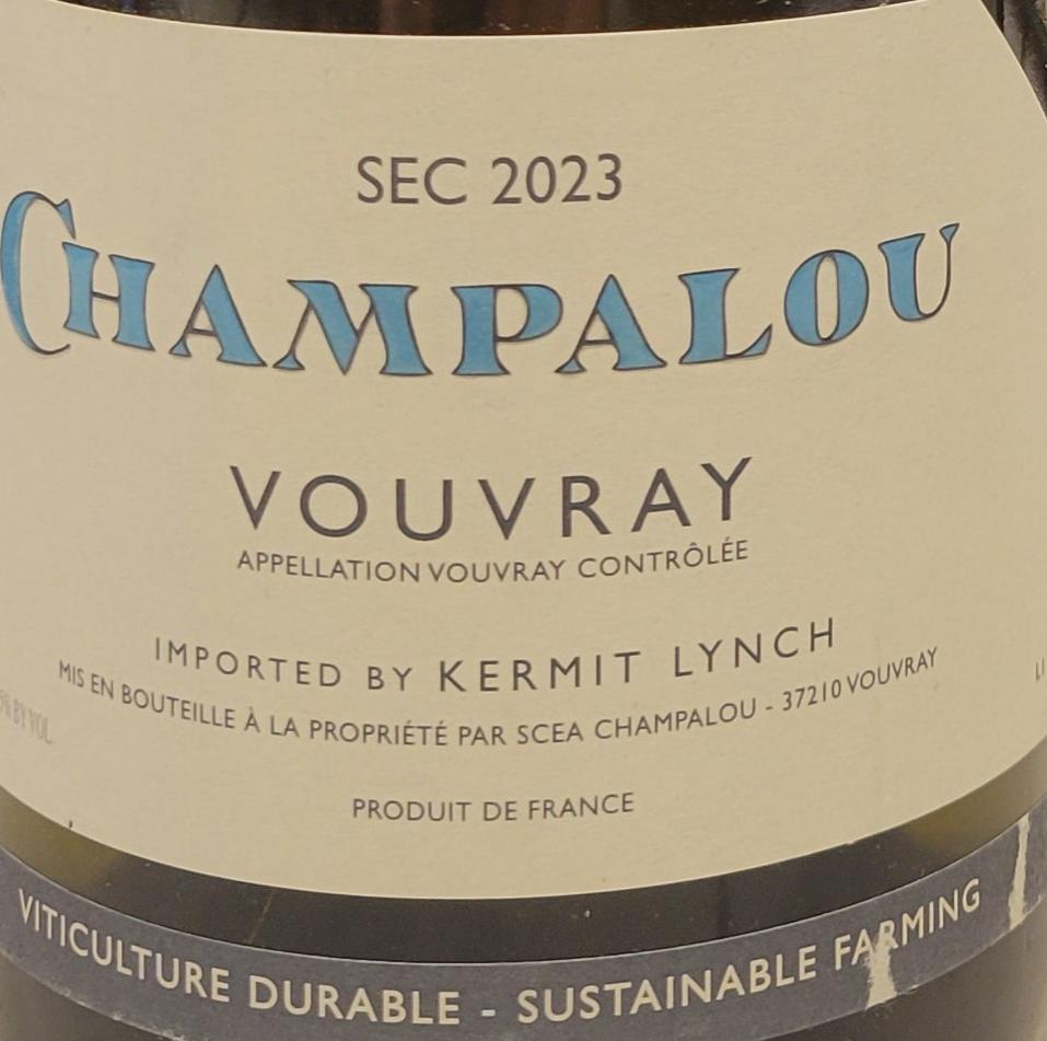 2023 Champalou Dry Vouvray Wine