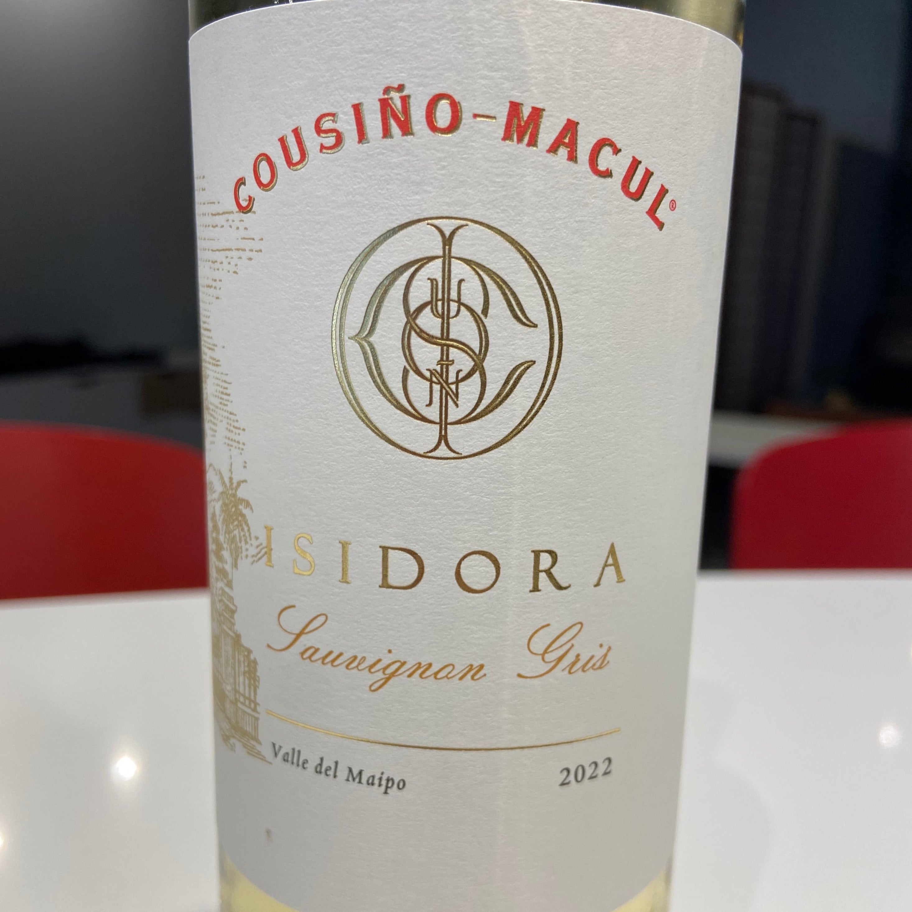 Cousino - Macul 'Isidora' 2022 Premium Sauvignon Gris from Maipo Valley, Chile