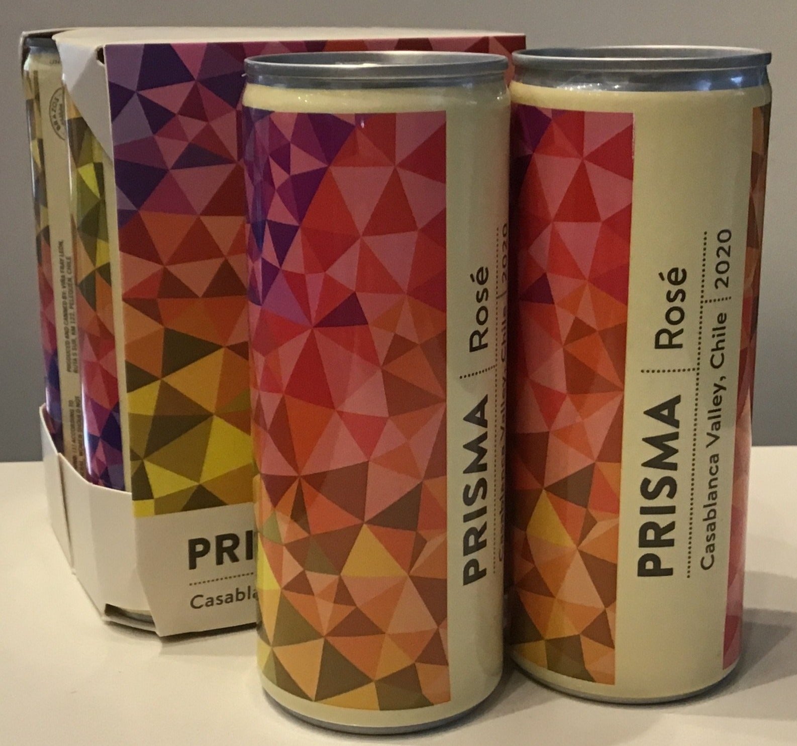 Prisma Rose Carbonated Beverage - Pack of 24 Cans