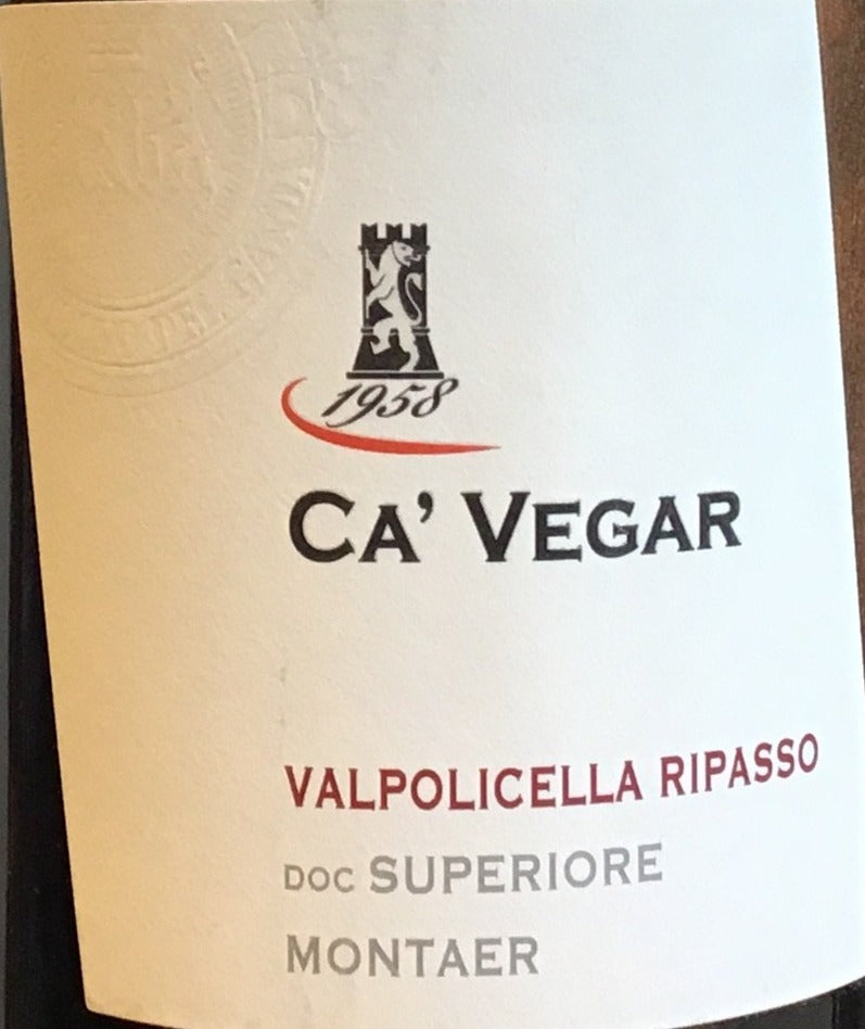 Superior Valpolicella Ripasso DOC - Castelnuovo del Garda 'Ca'Vegar' 2018