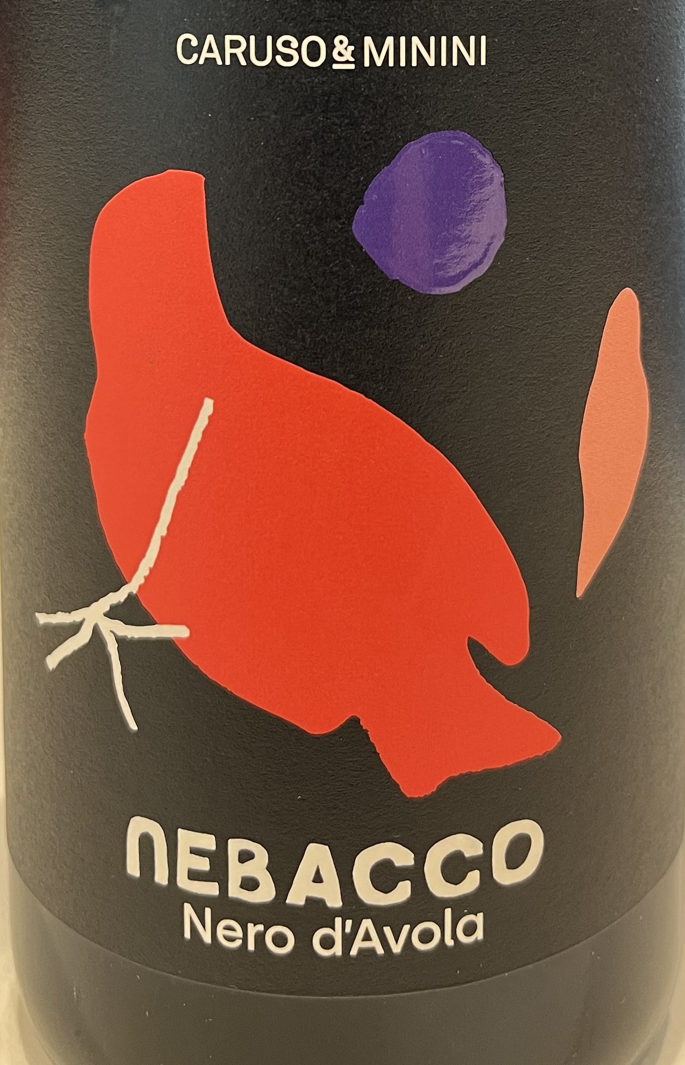 2022 Caruso & Minini 'Nebacco' Nero d'Avola Wine from Sicily, Italy