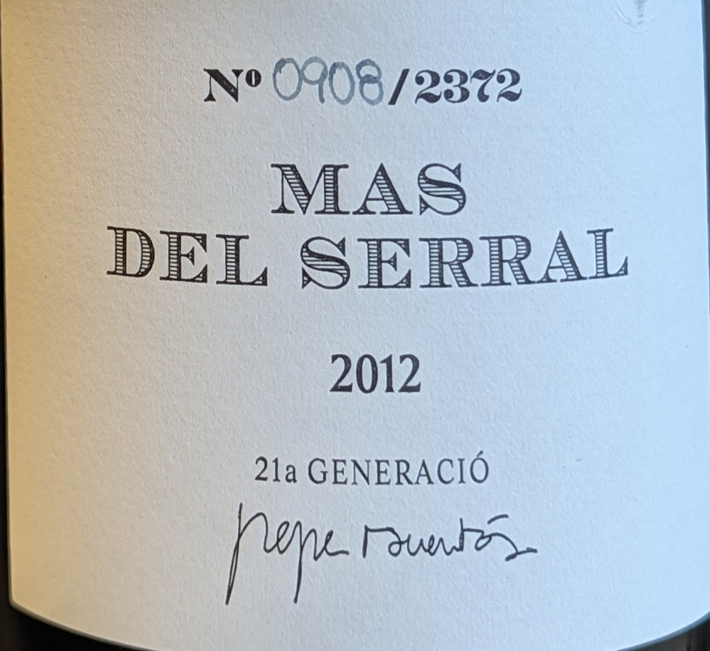 Raventos i Blanc 'Mas del Serral' Sparkling Wine - Vintage 2013