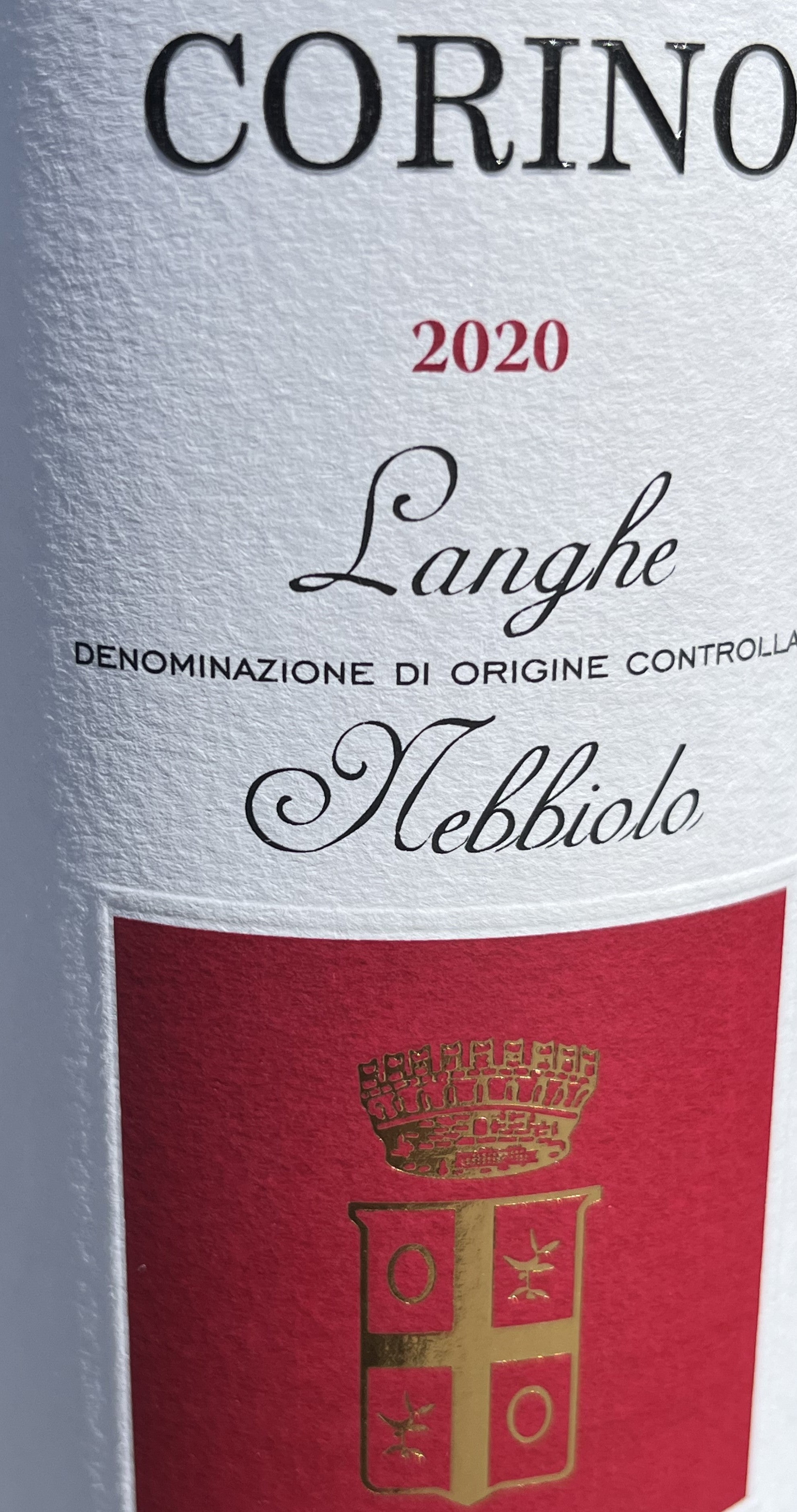 Corino Giovanni Nebbiolo Red Wine - 2020 Vintage from Langhe, Italy