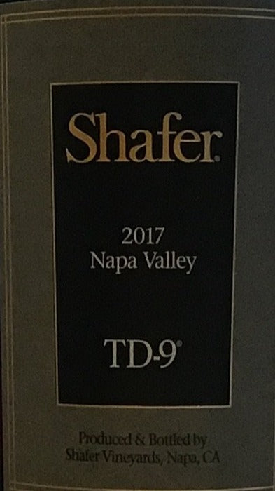 Shafer TD-9 Premium Red Wine Blend