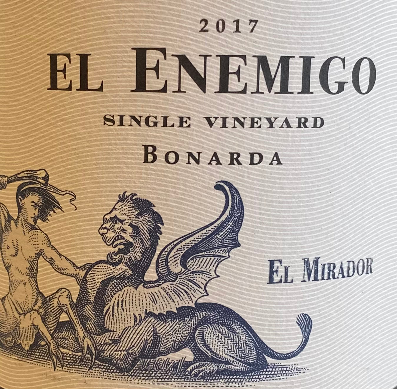 El Enemigo 'El Mirador' 2017 Bonarda - A Taste of Argentina