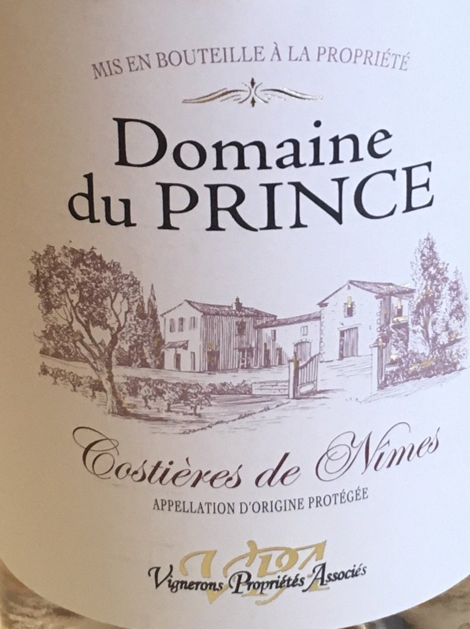 Domaine Du Prince French Rose Wine - Costieres de Nimes Region