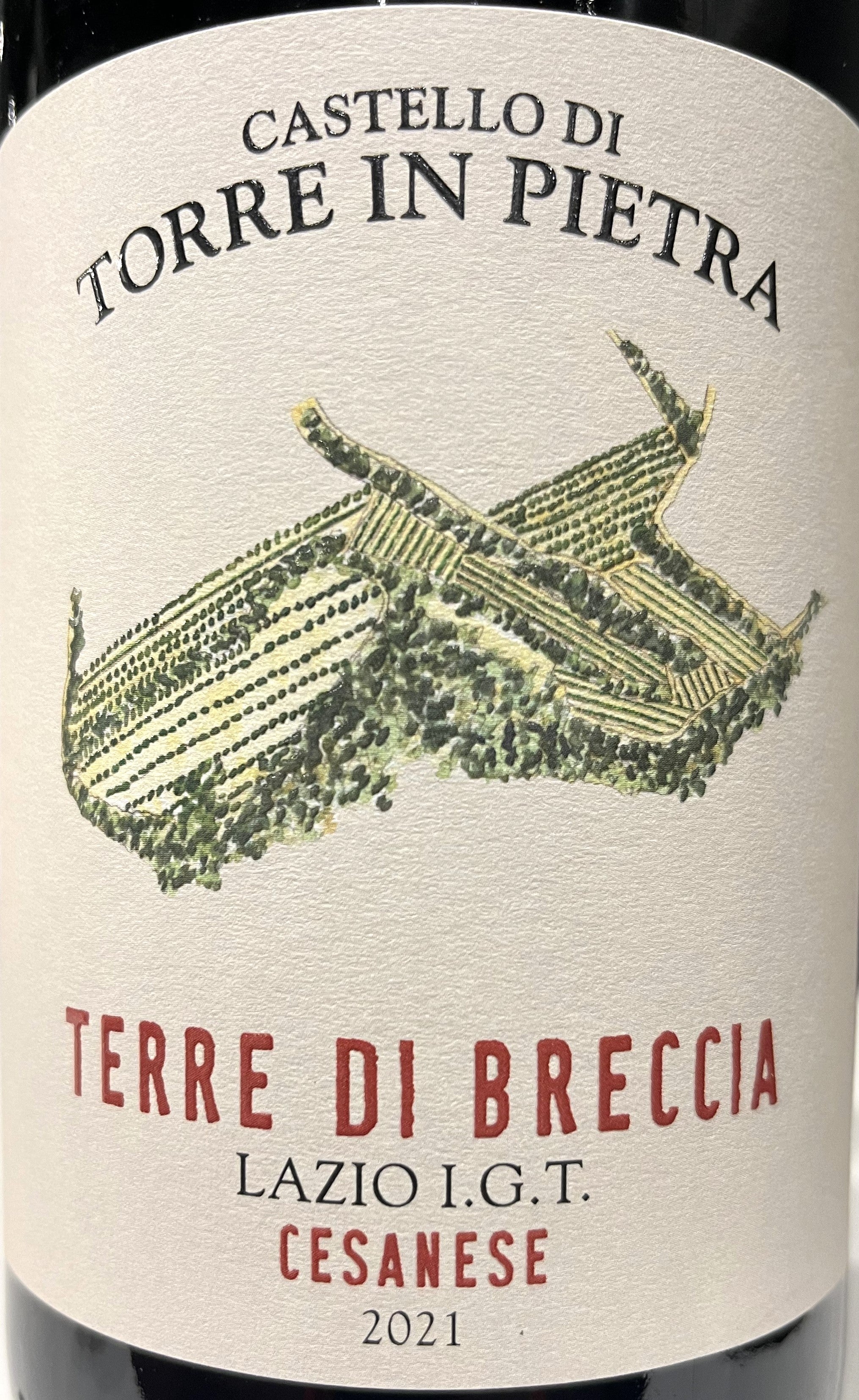 2021 Castello di Torre in Pietra 'Terre di Breccia' Lazio Cesanese Red Wine