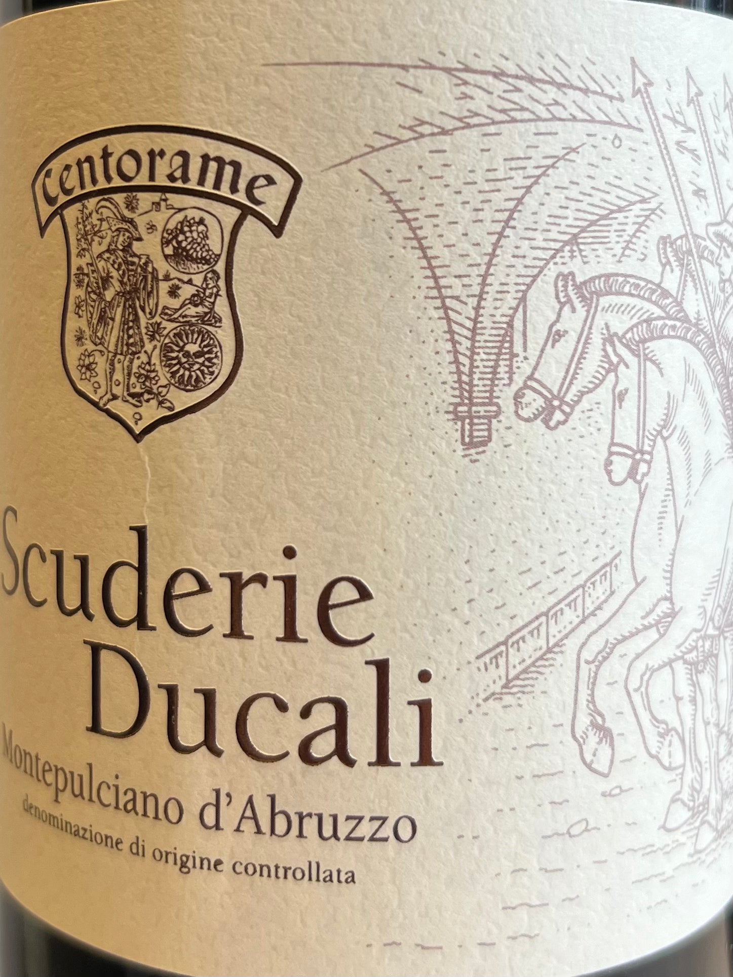 Centorame 'Scuderie Ducali' Montepulciano d'Abruzzo Italian Red Wine 2021