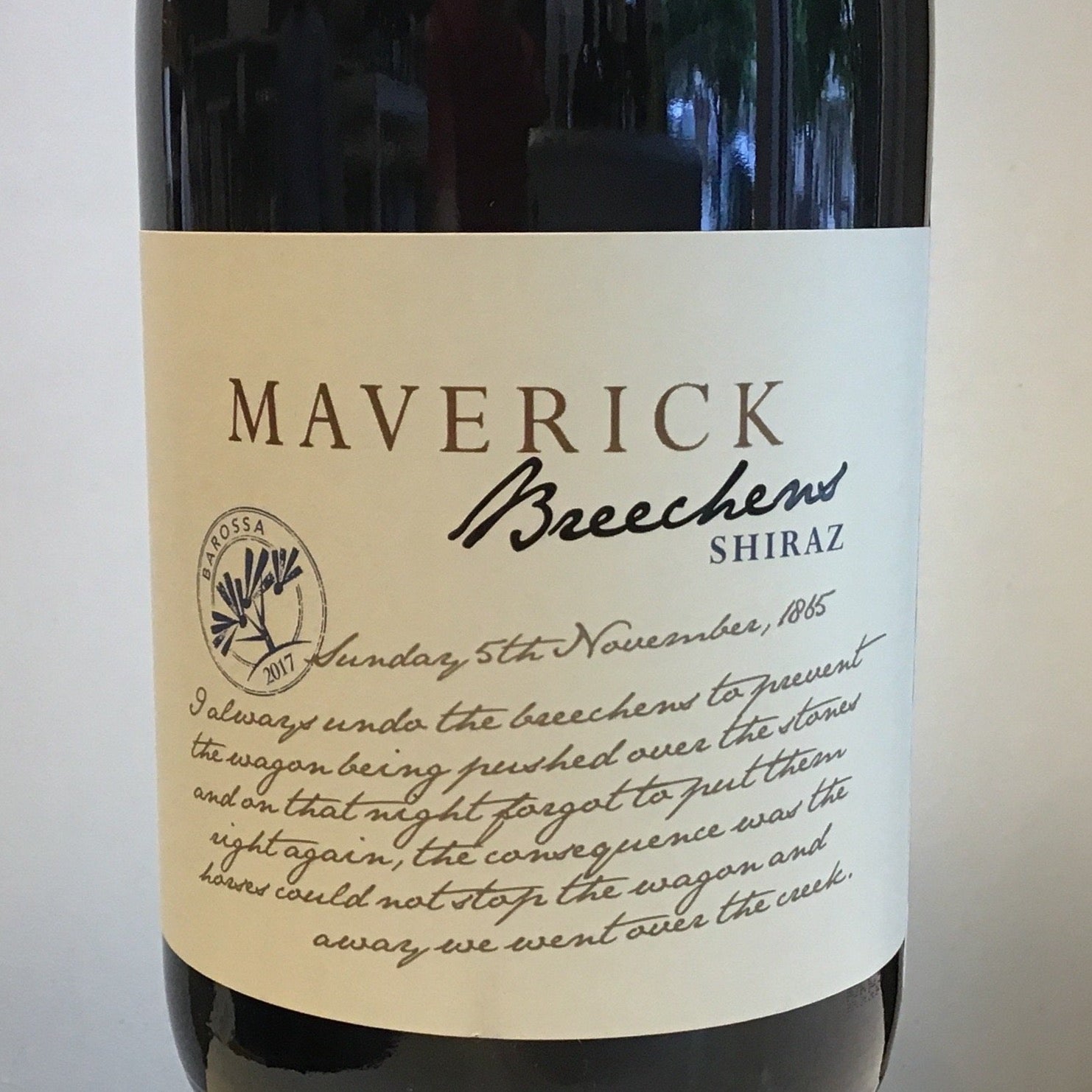 Maverick Premium Shiraz Wine - 'Breechens' Edition