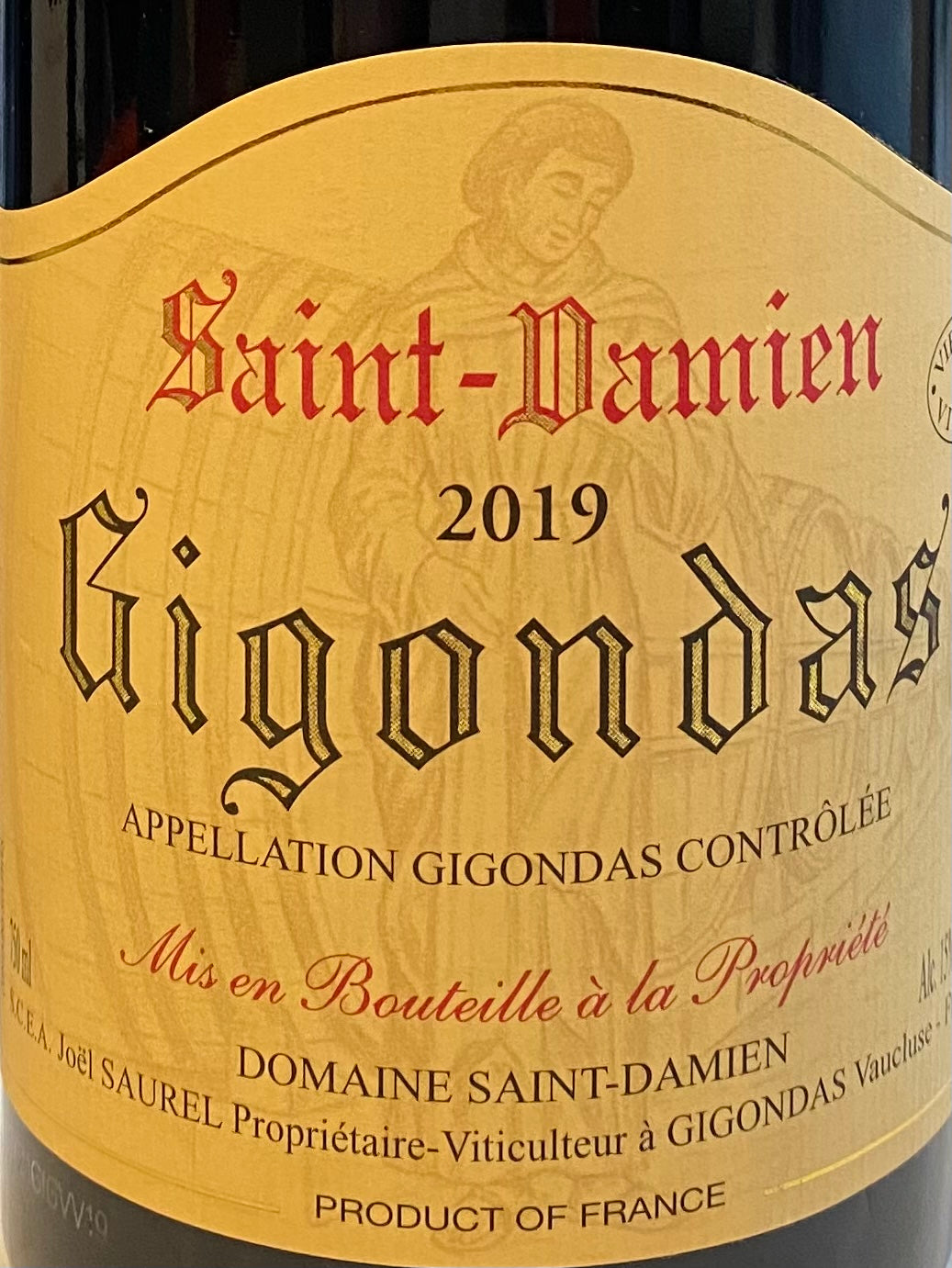 Domaine Saint-Damien 'Old Vines' Red Wine - Gigondas, Rhone Valley, France