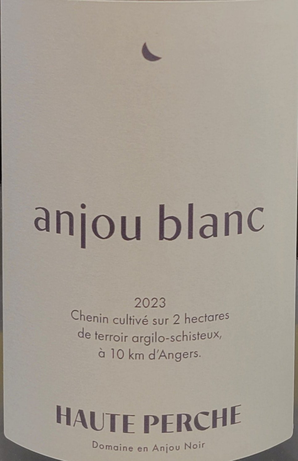 Domaine Haute Perche's Premium 'Anjou Blanc' White Wine - Made from Chenin Blanc Grapes