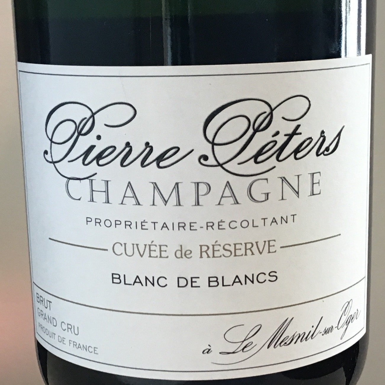 Pierre Peters 'Reserve Cuvee' - Blanc de Blancs Champagne, 100% Chardonnay Grand Cru