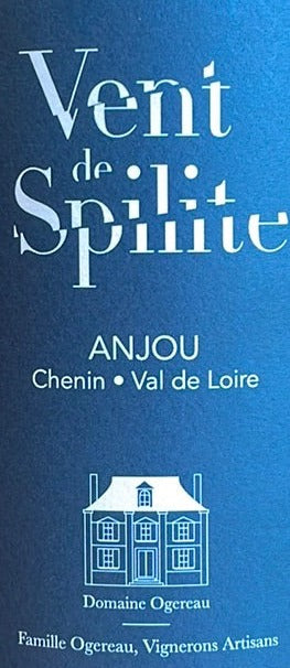 Domaine Ogereau's 'Spilite Wind' Organic White Wine - Anjou Chenin Blanc from Loire Valley, France