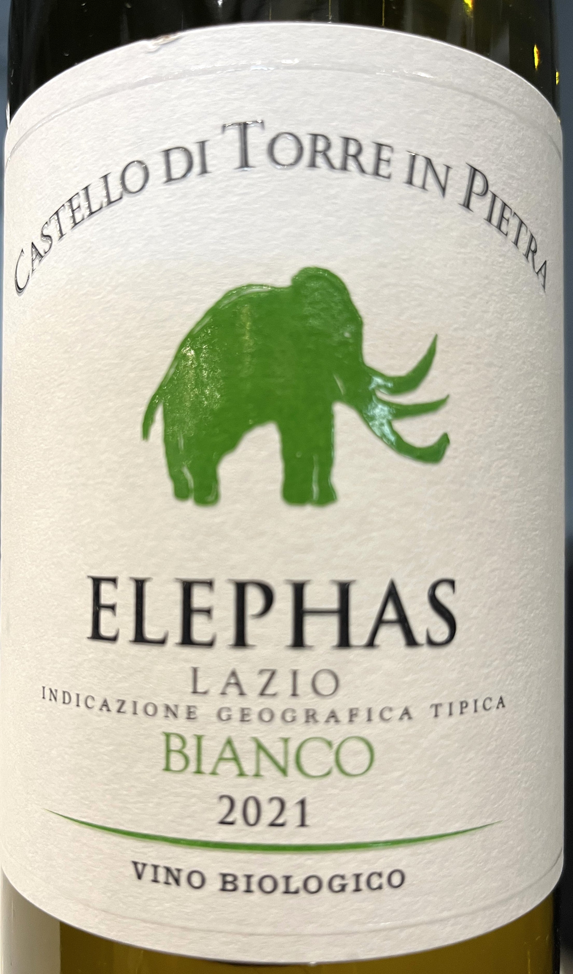 Castello di Torre in Pietra Organic Vermentino White Wine 'Elephas'