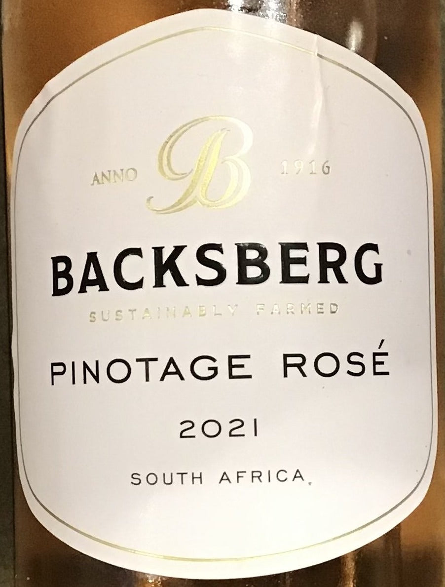 Backsberg Pinotage Rose Wine - A Delightful South African Vintage