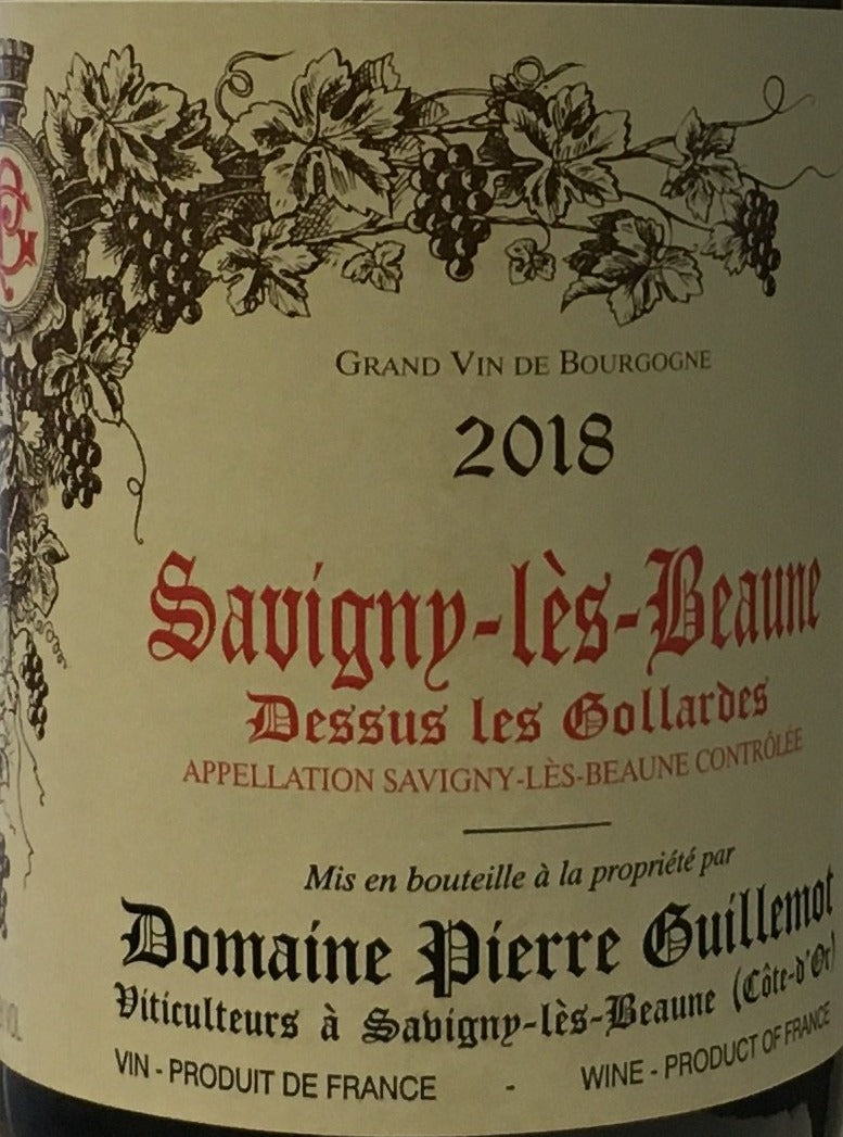 Domaine Pierre Guillemot 'Dessus les Collardes' French White Wine - Savigny - les - Beaune