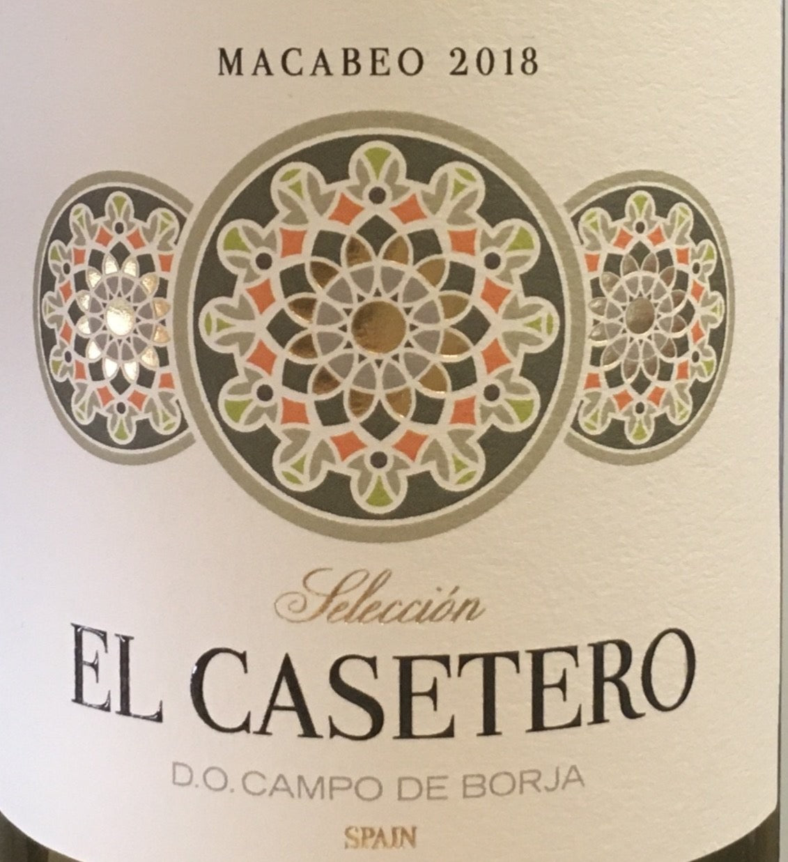 2018 El Casetero Macabeo Wine from DO Campo de Borja, Spain