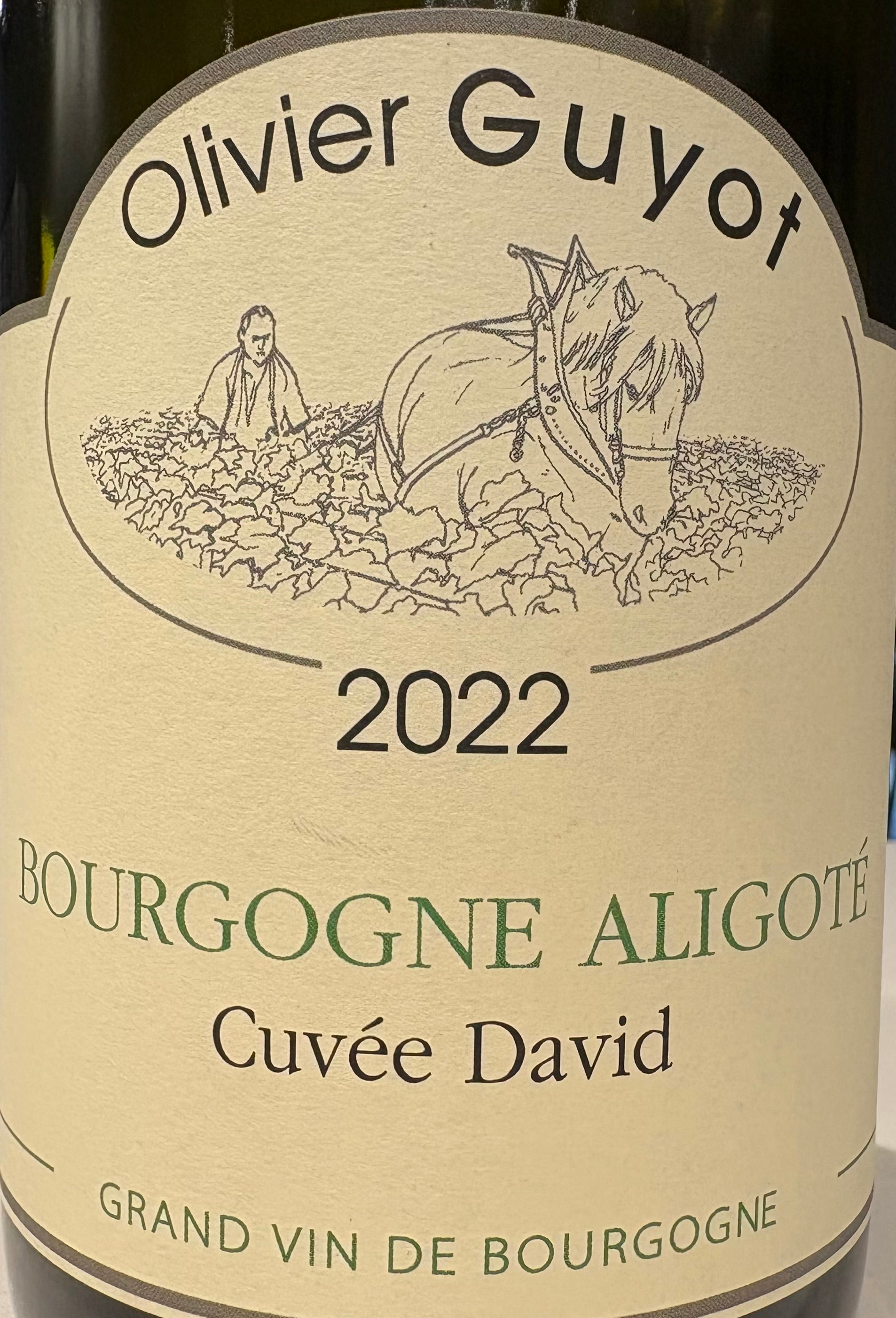 Olivier Guyot 'Cuvee David' Aligote White Wine 2022