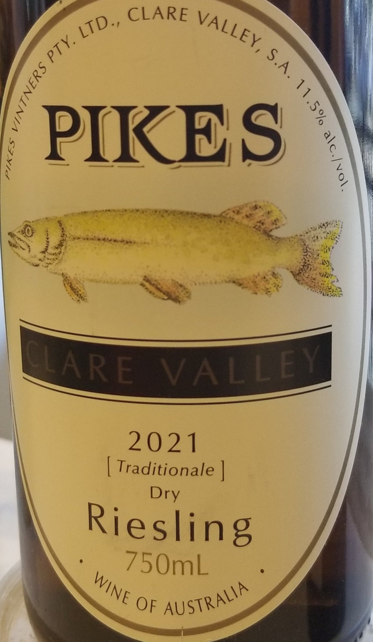 Pikes 'Traditionale Dry' Australian Riesling Wine