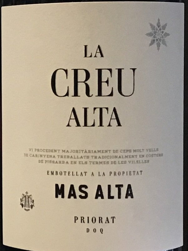 Wine - Bodegas Mas Alta 'La Creu Alta' from Priorat Region