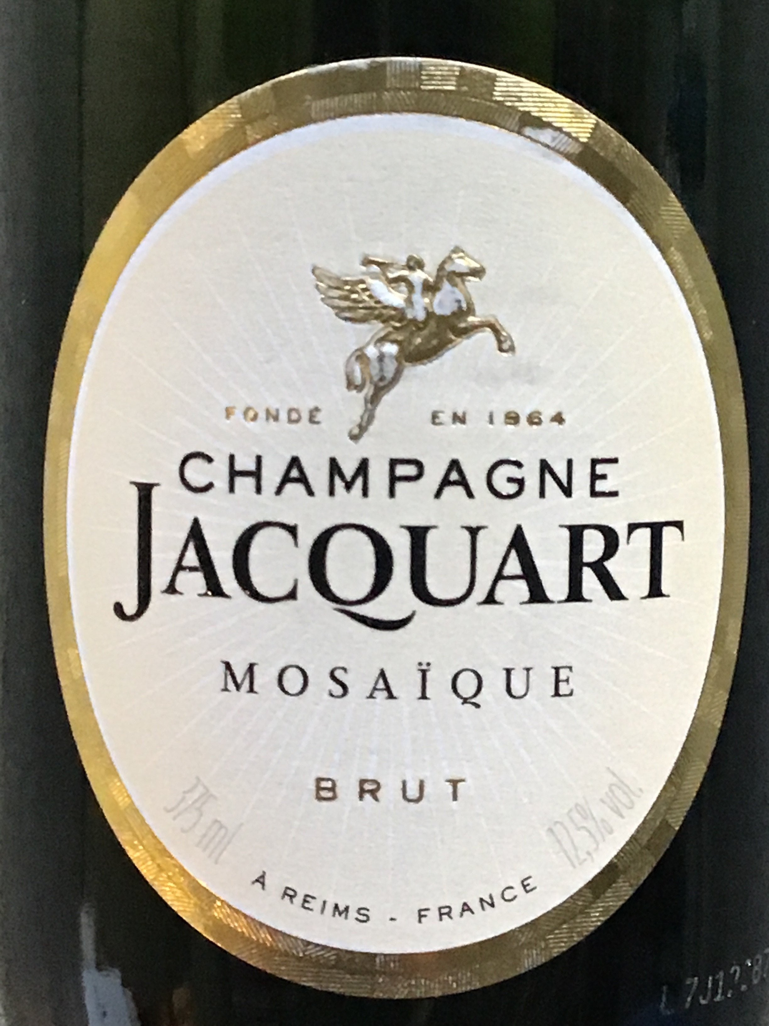 Jacquart Champagne 'Mosaïque' - A Fine Selection of Brut Champagne in 375ml Bottle