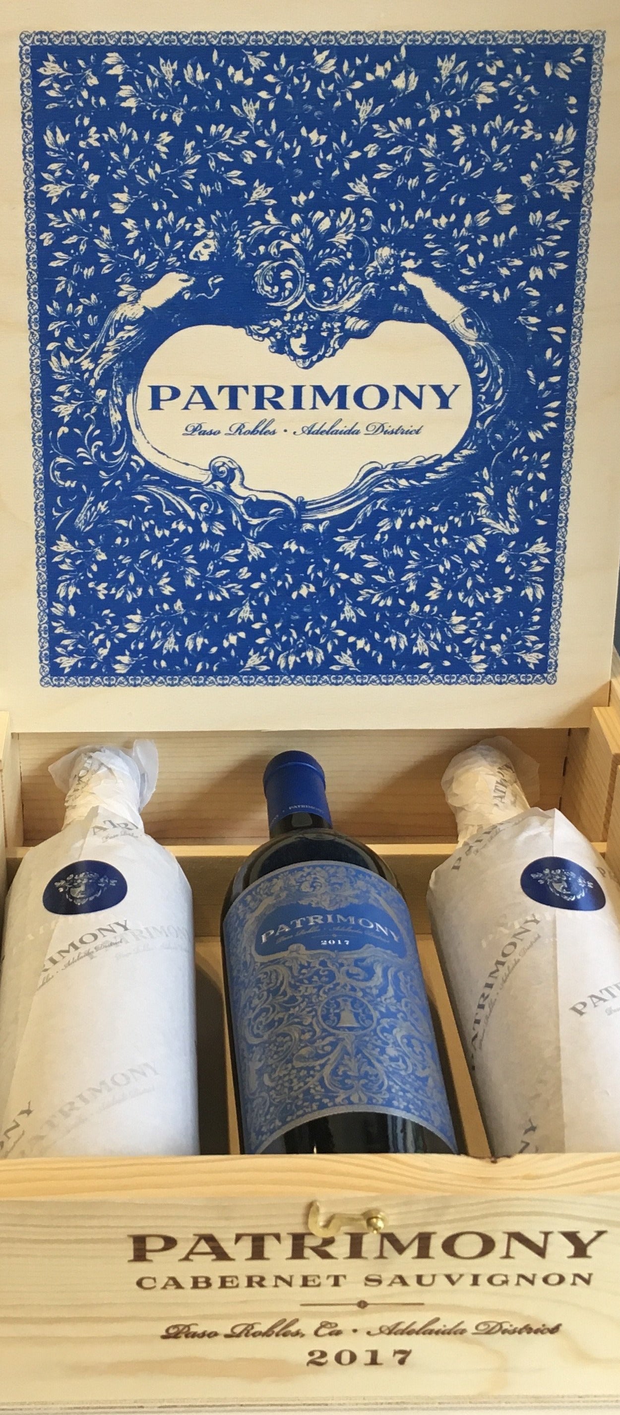 2017 Patrimony Vintage - Fine Cabernet Sauvignon Wine