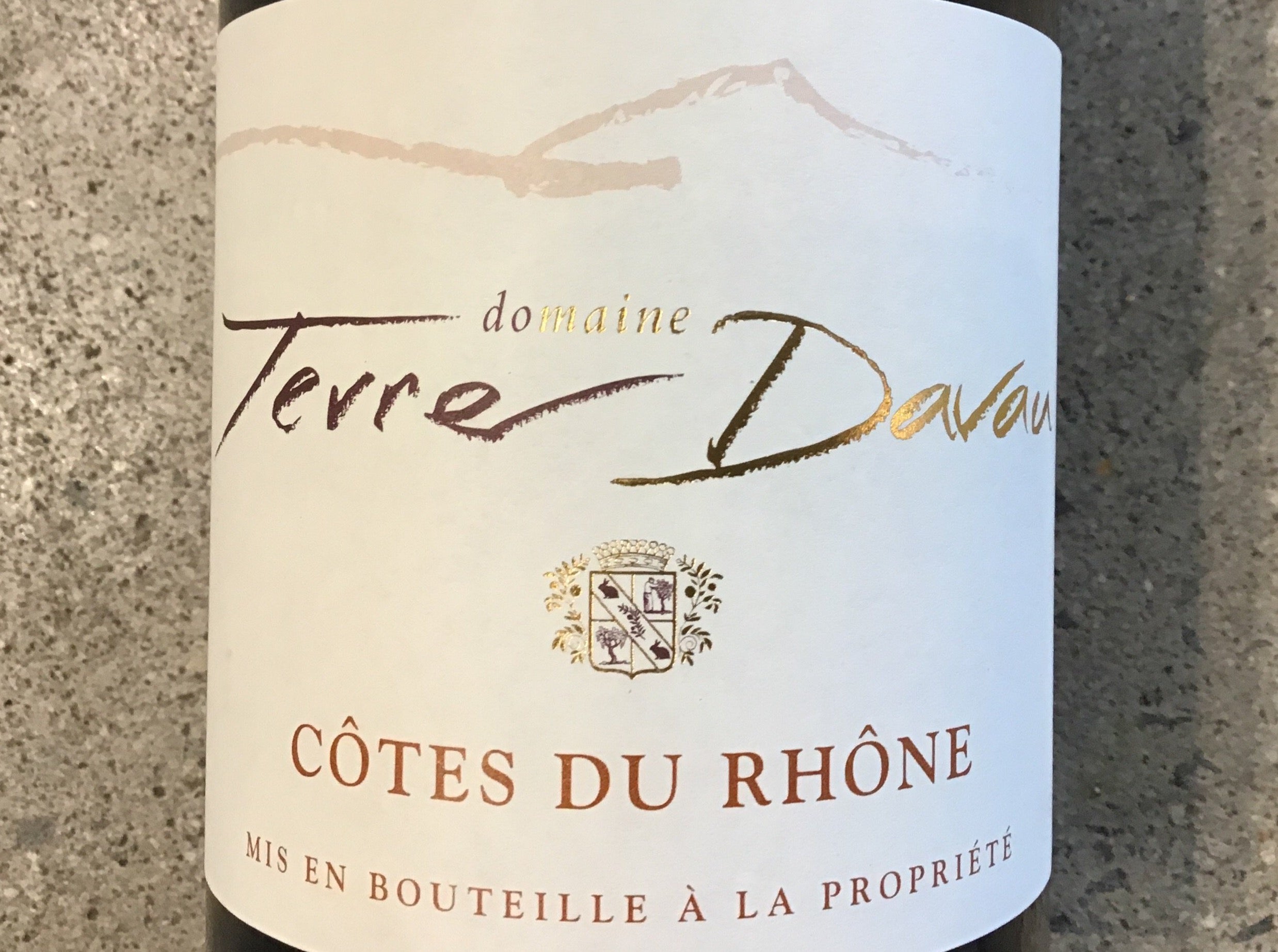 Domaine Terre Davau - A Fine Cotes du Rhone Wine from France