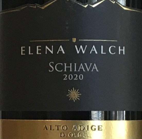 Elena Walch's 2020 Premium Schiava Wine from Alto Adige, Italy