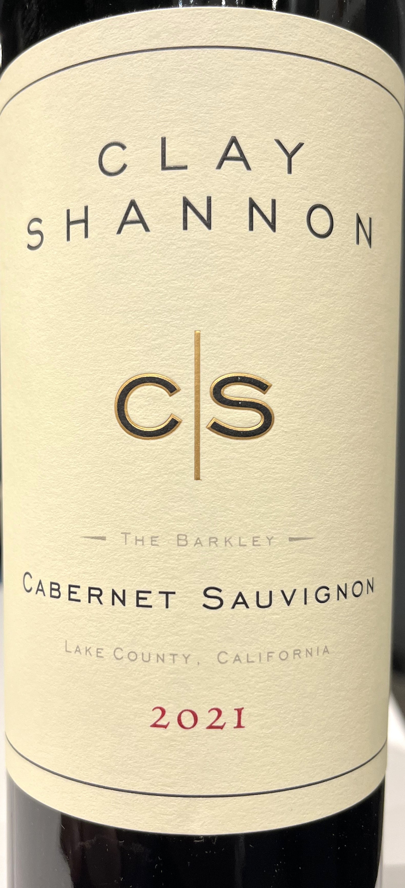 2021 Clay Shannon 'The Barkley' Premium Lake County Cabernet Sauvignon
