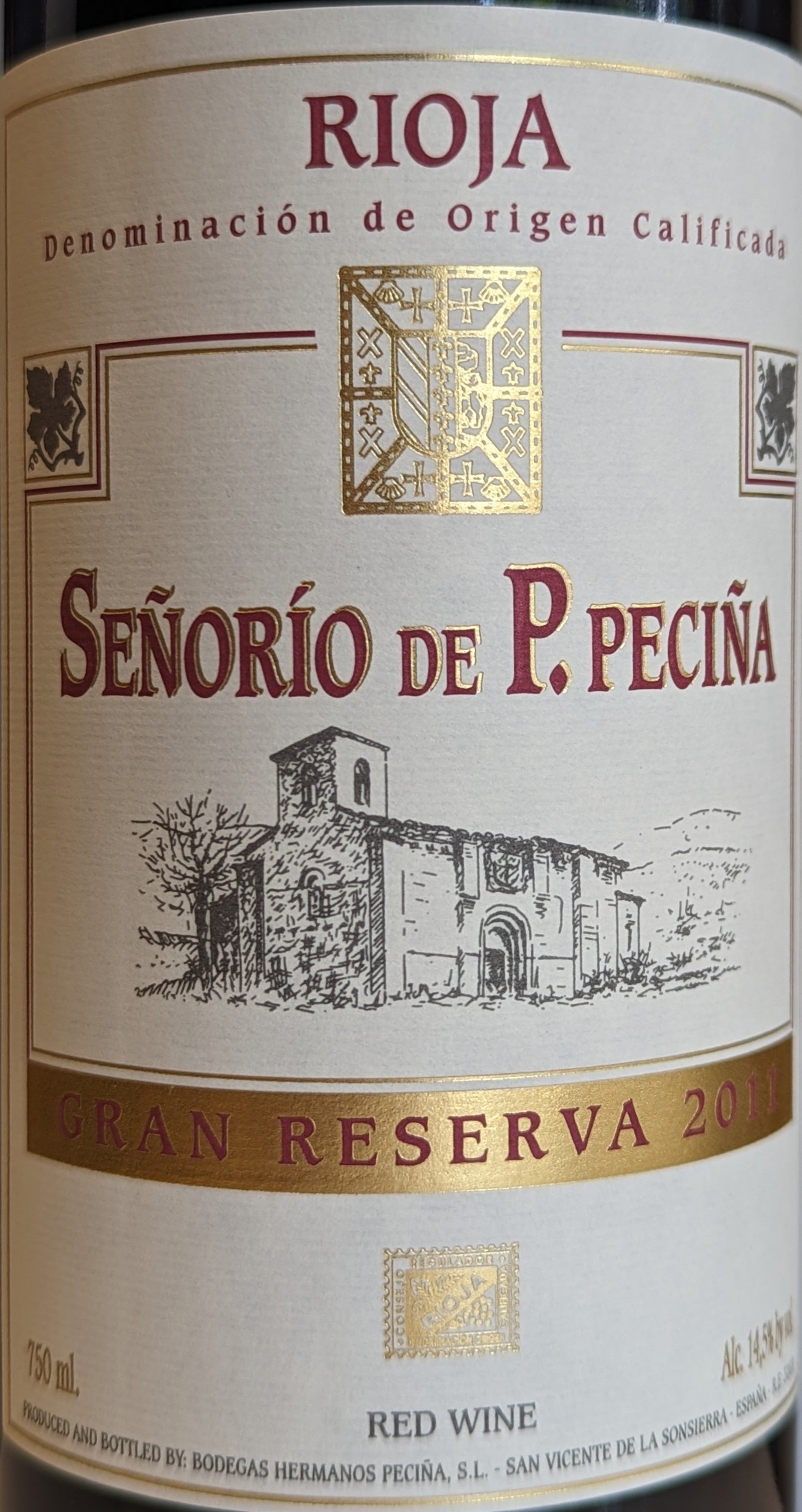 Rioja Gran Reserva Pecina - A Premium 2011 Wine