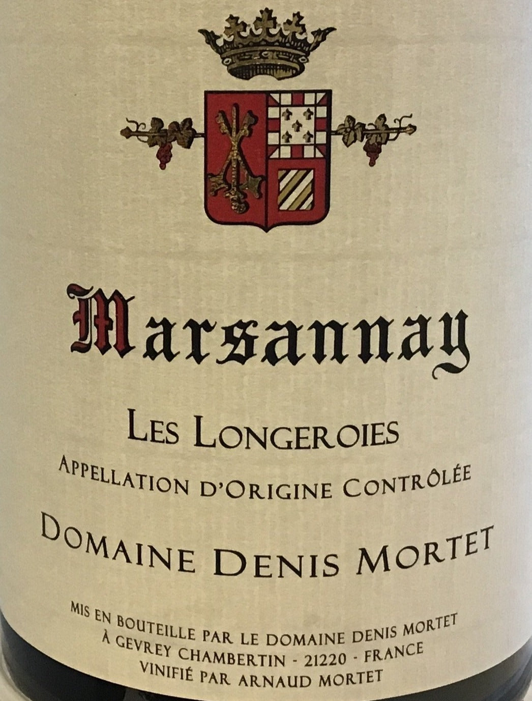 2018 Denis Mortet Les Longeroies Marsannay Red Wine Pinot Noir