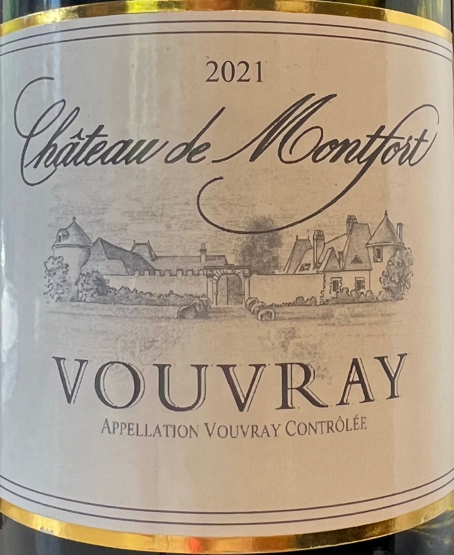 Chateau de Montfort Vouvray French White Wine - Chenin Blanc 2021