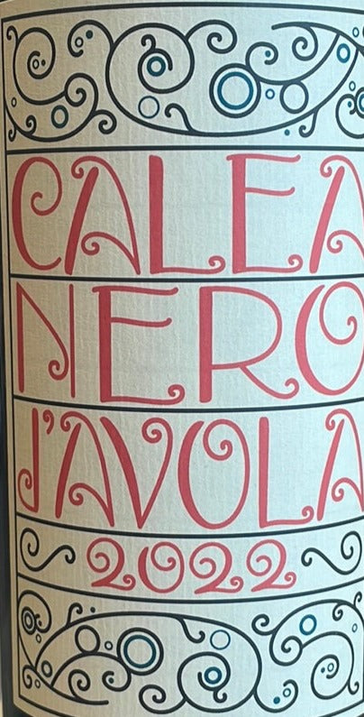 Calea Nero d'Avola Red Wine - 2022 Vintage