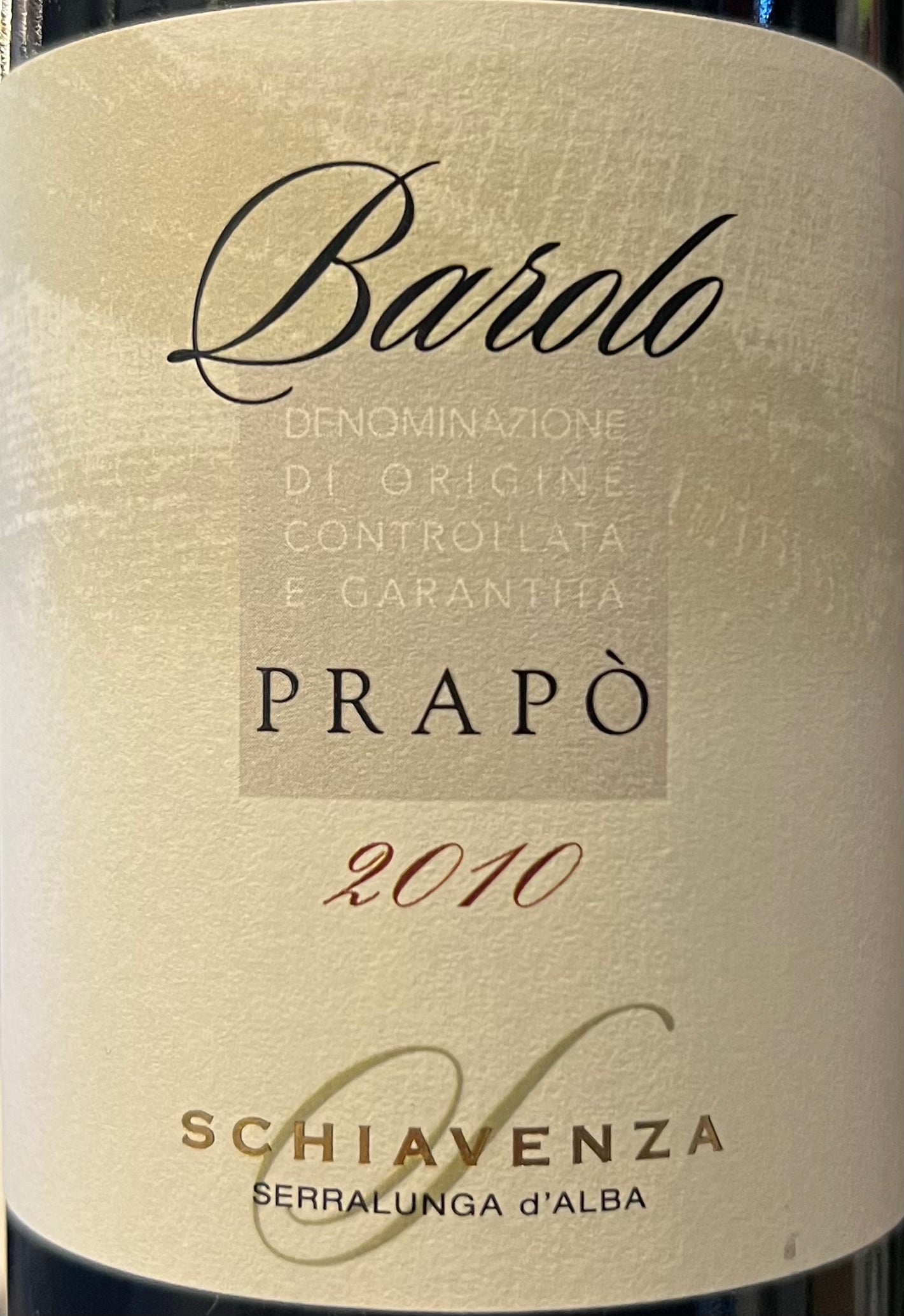 Schiavenza 'Prapo' Italian Red Wine - Barolo