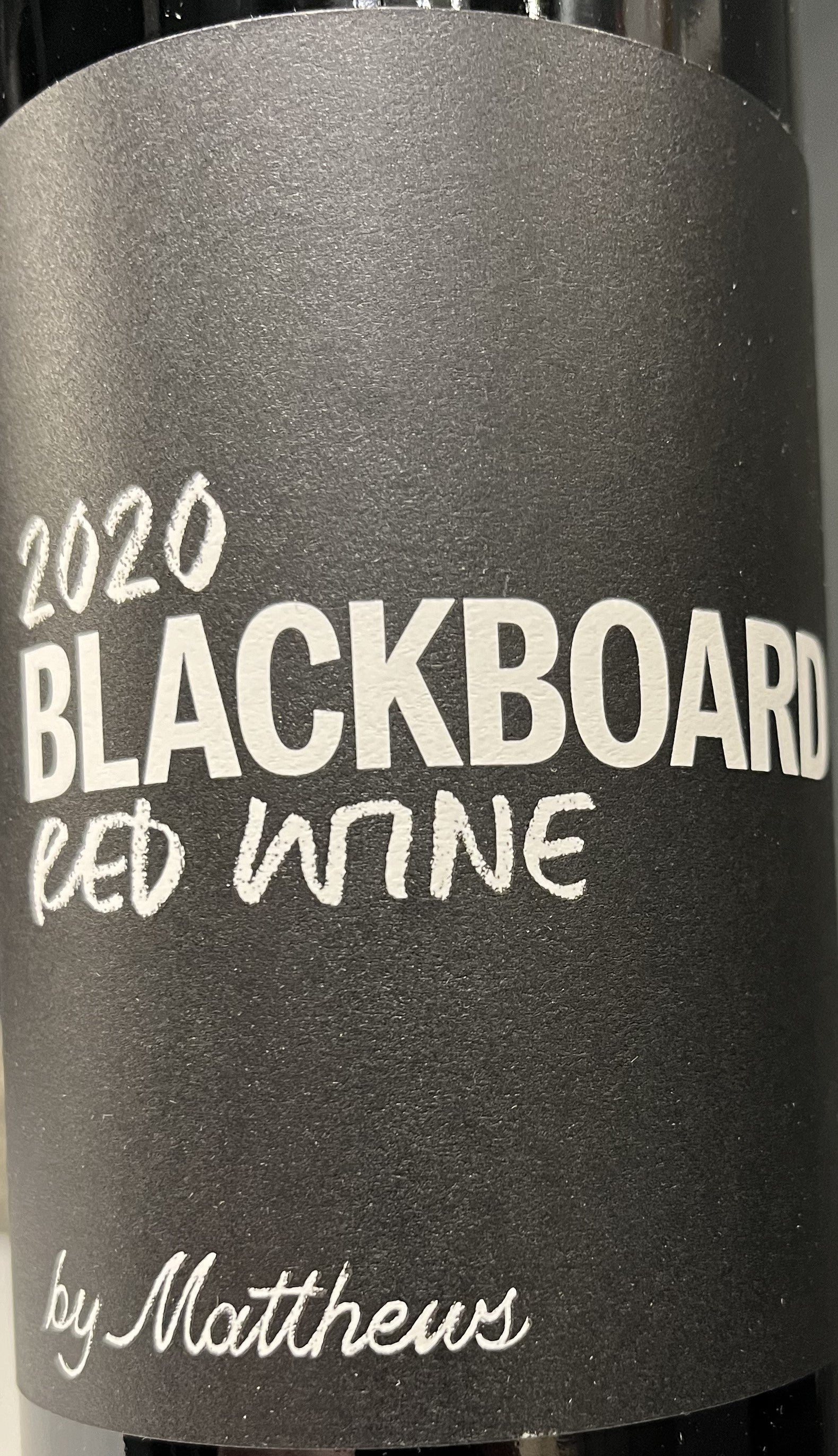 2020 Matthew's Red Blend Blackboard Wine